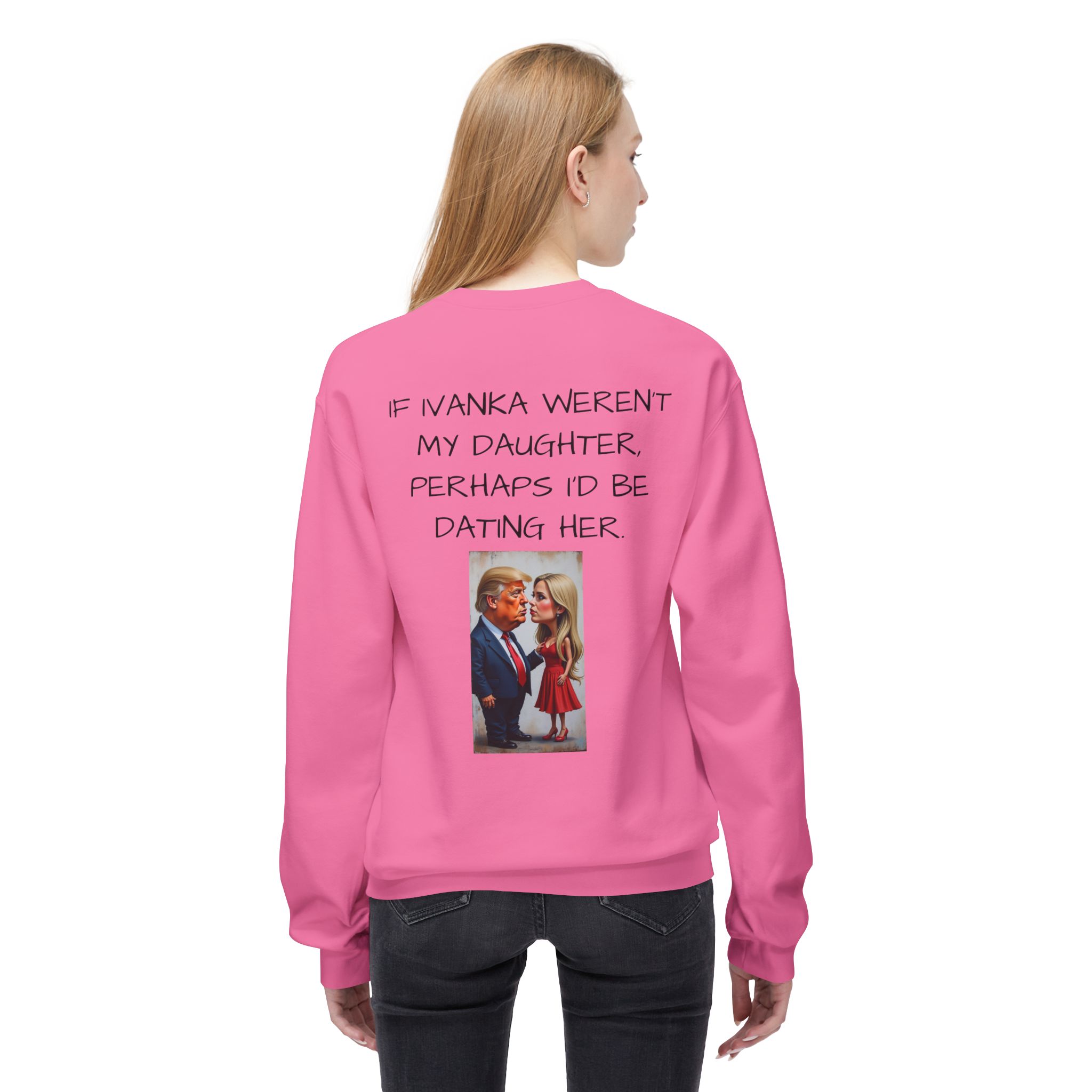 Dating His Daughter Unisex Midweight Softstyle Fleece Crewneck Sweatshirt - Image 16