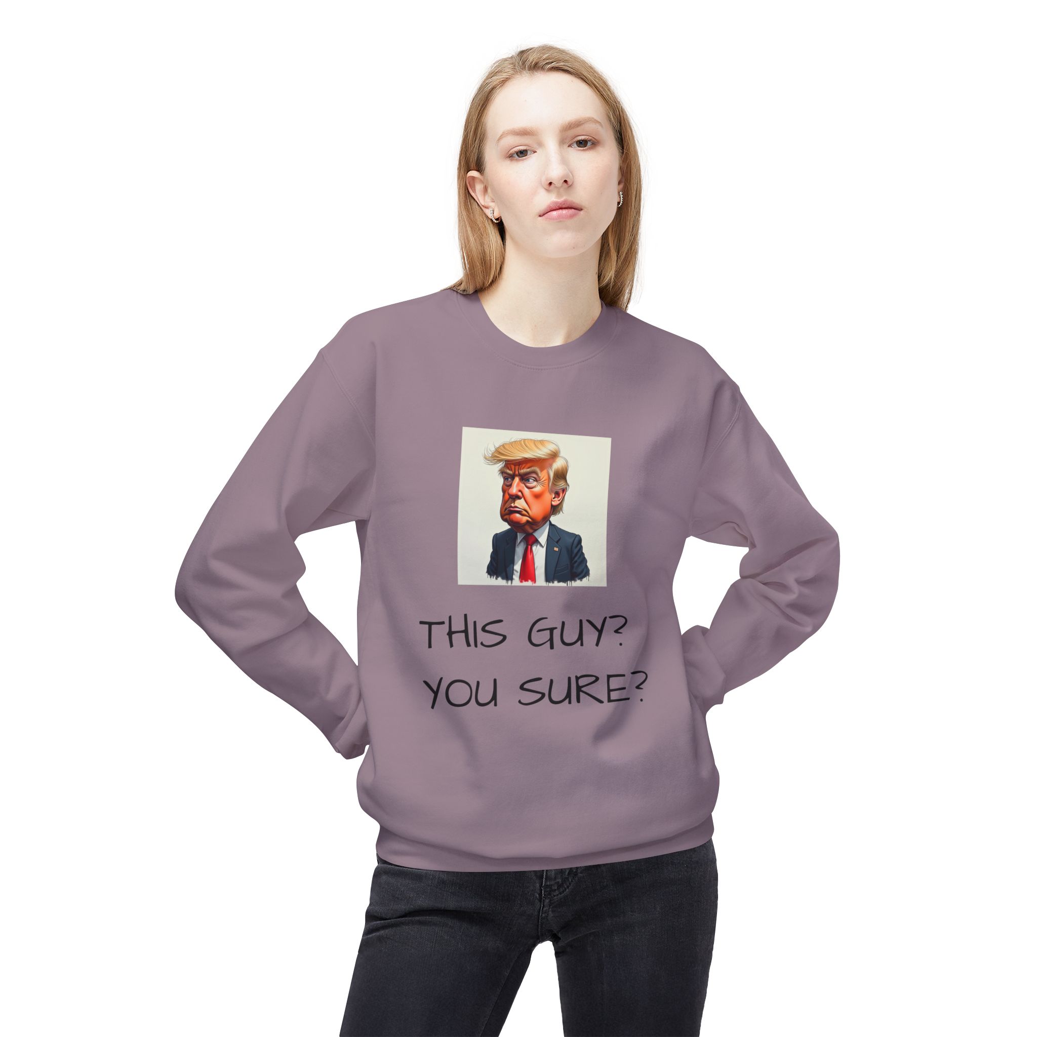 Dating His Daughter Unisex Midweight Softstyle Fleece Crewneck Sweatshirt - Image 11